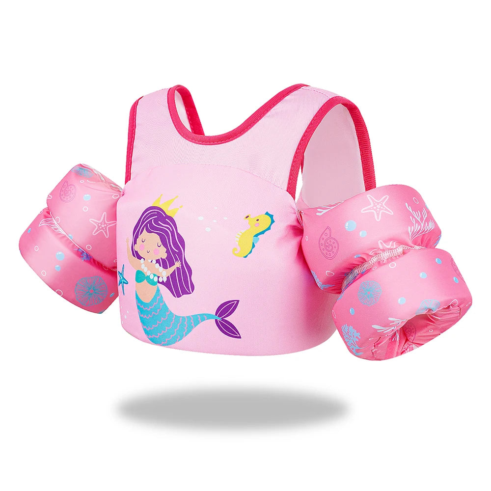 Children's Swimming Vest with Built-in Lifebuoys