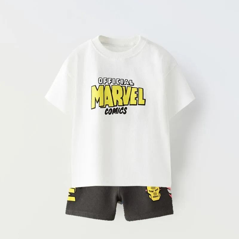 Summer Set Cartoon T-shirt Shorts