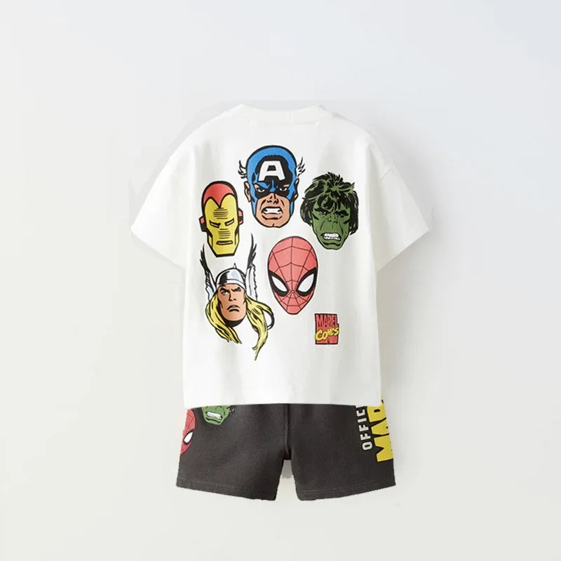 Summer Set Cartoon T-shirt Shorts