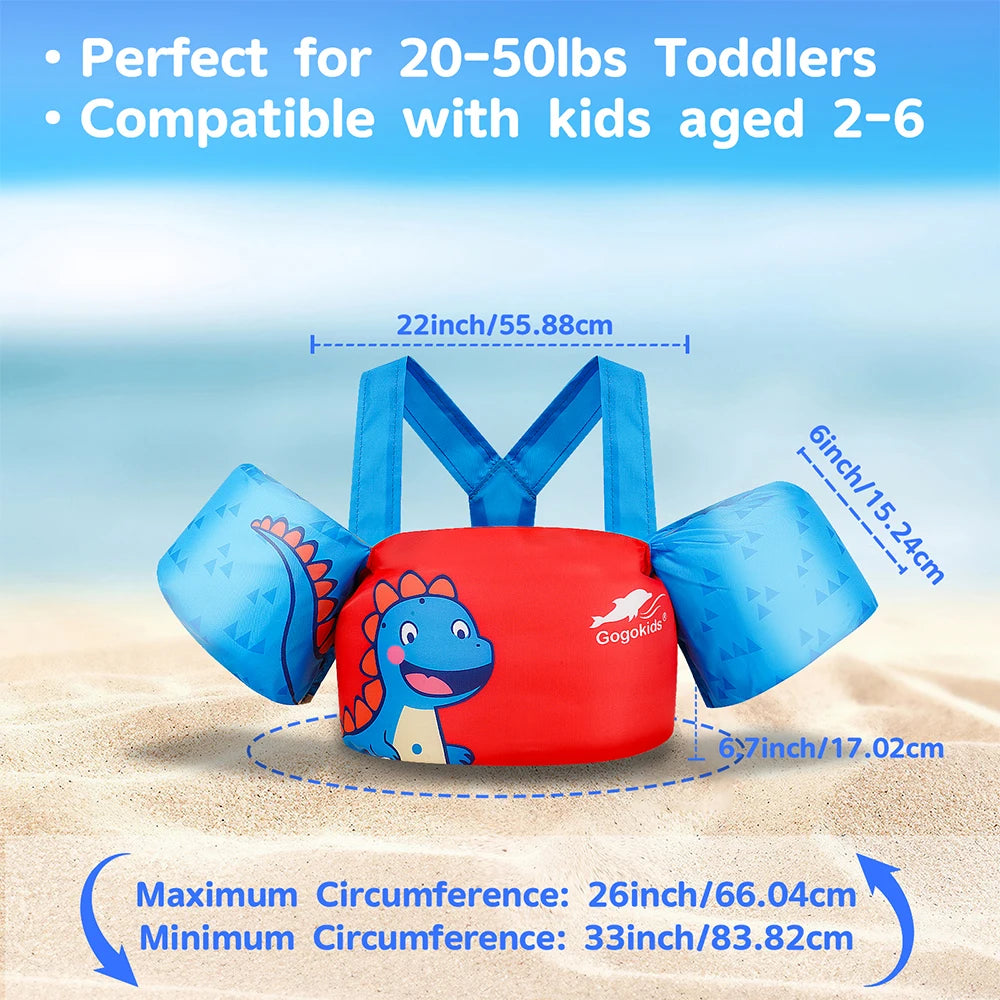 Children's Swimming Vest with Built-in Lifebuoys