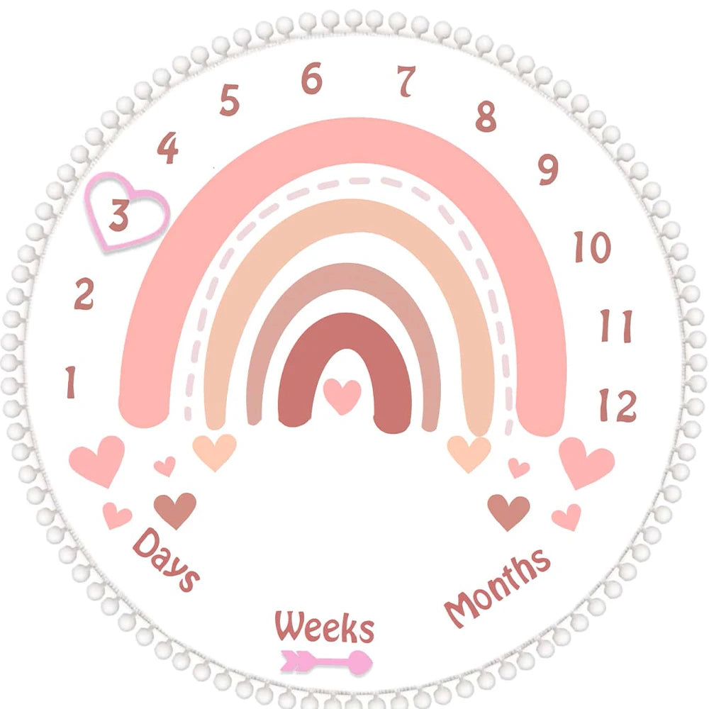 Baby's first year calendar Blanket