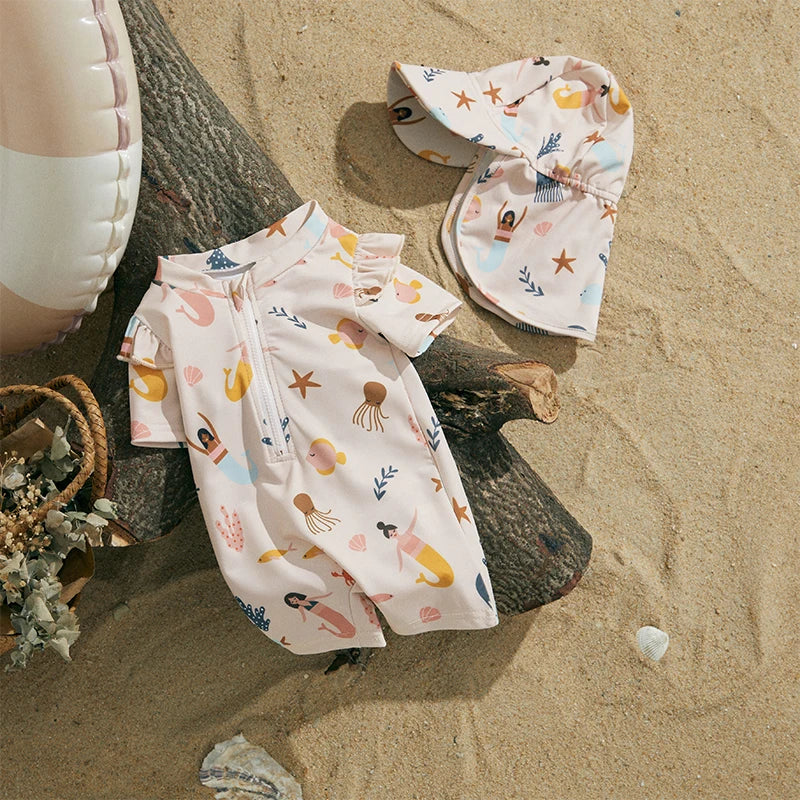 Baby Girl Summer Swimsuit Set