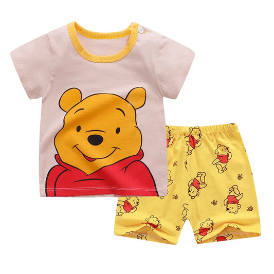 Tracksuit for Babies and Children 2-piece Set of T-shirt and Shorts