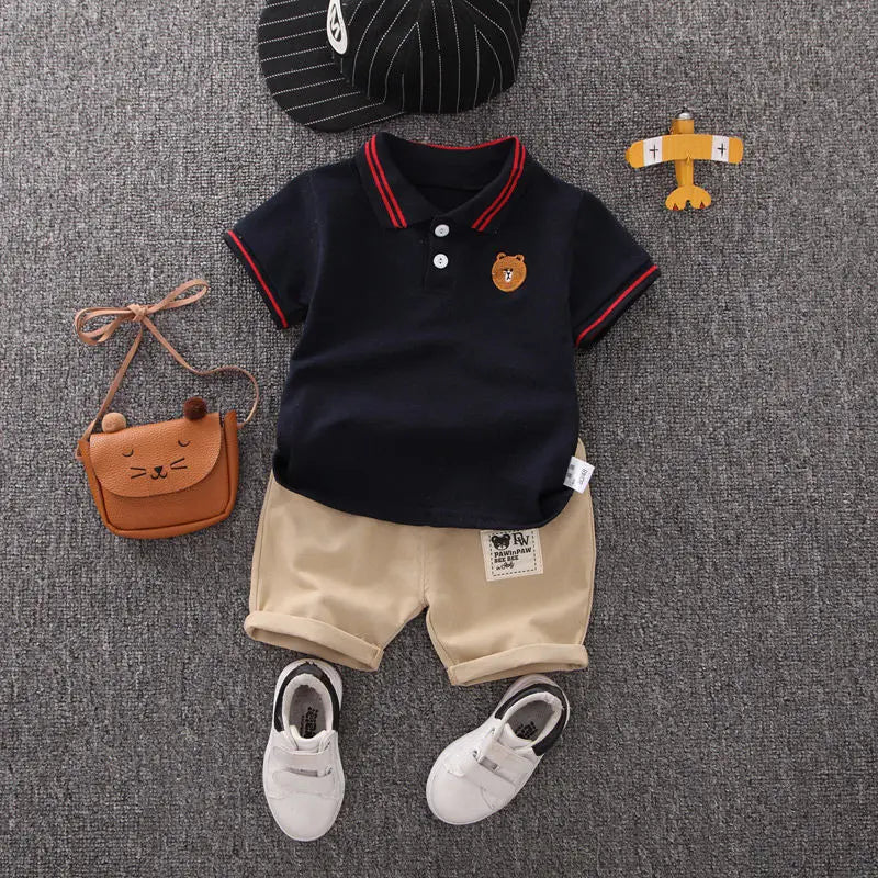 Mini Style Summer Set – T-Shirt & Shorts.