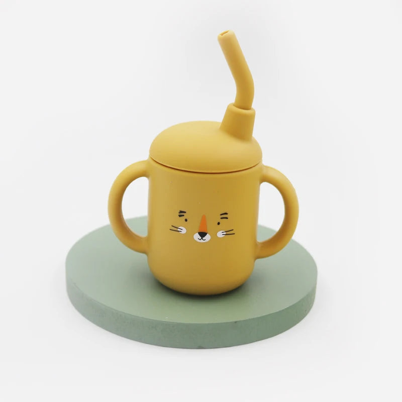 Baby Silicone Sippy Cup Cartoon 120ML