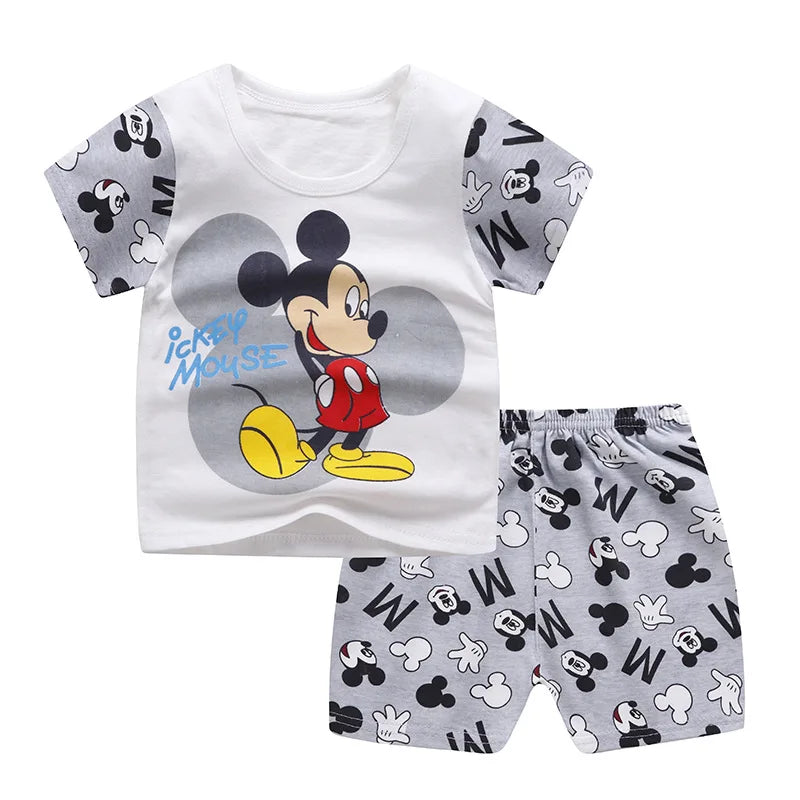 Tracksuit for Babies and Children 2-piece Set of T-shirt and Shorts