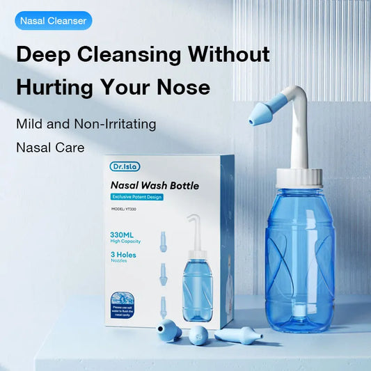 Dr.isla 300ML Nasal Wash for children – Nasal Rinse Bottle for Allergies & Rhinitis