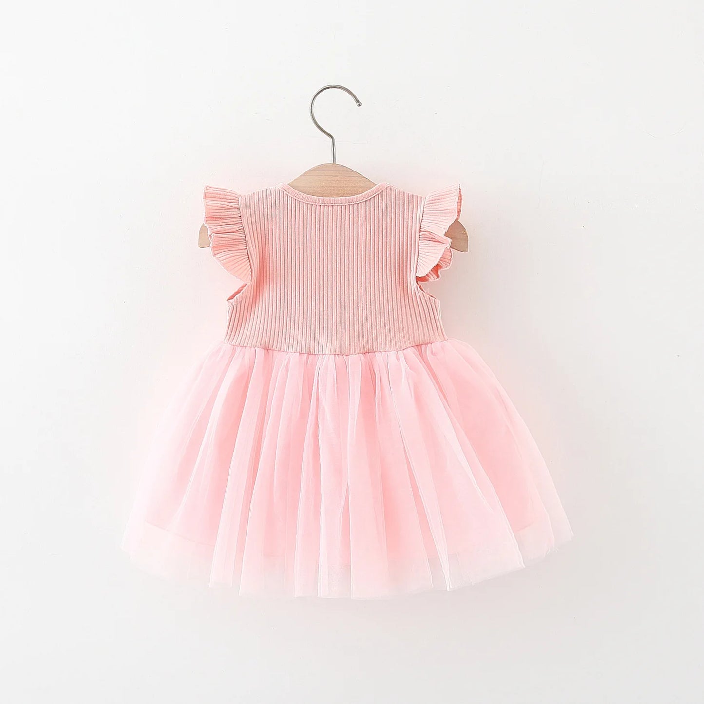 Girls' Dress With Flowers