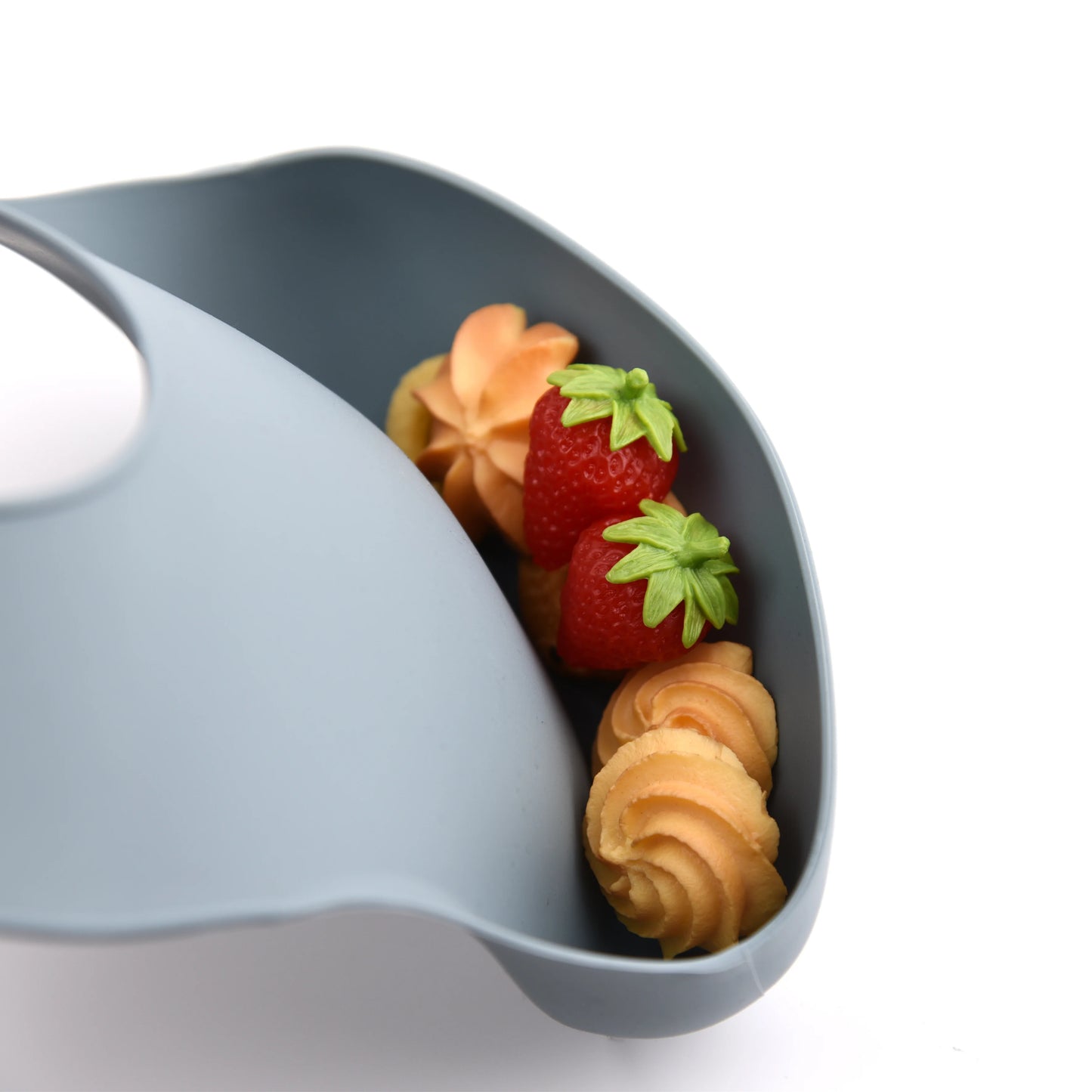 Silicone Baby Bib with Food Collection Pouch