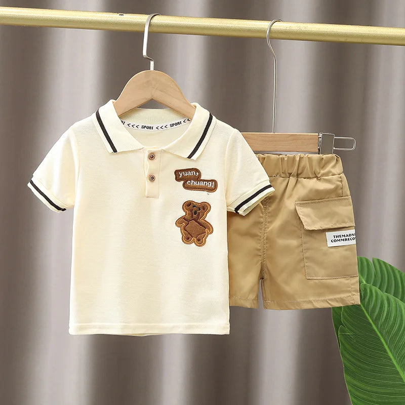 Mini Style Summer Set – T-Shirt & Shorts.
