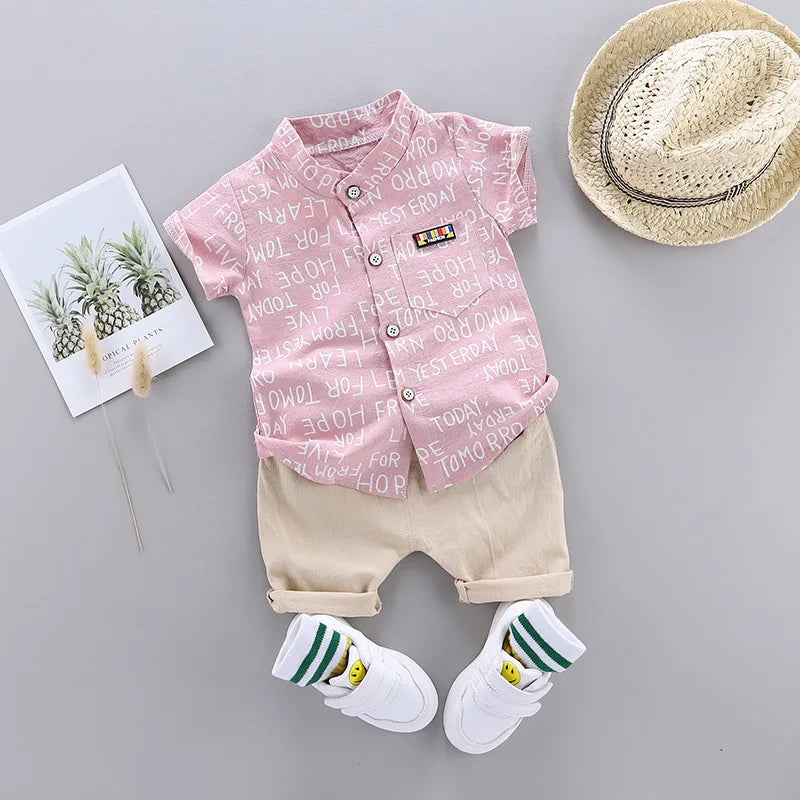 Summer Clothing Set for Boys (12 to 4 years old)