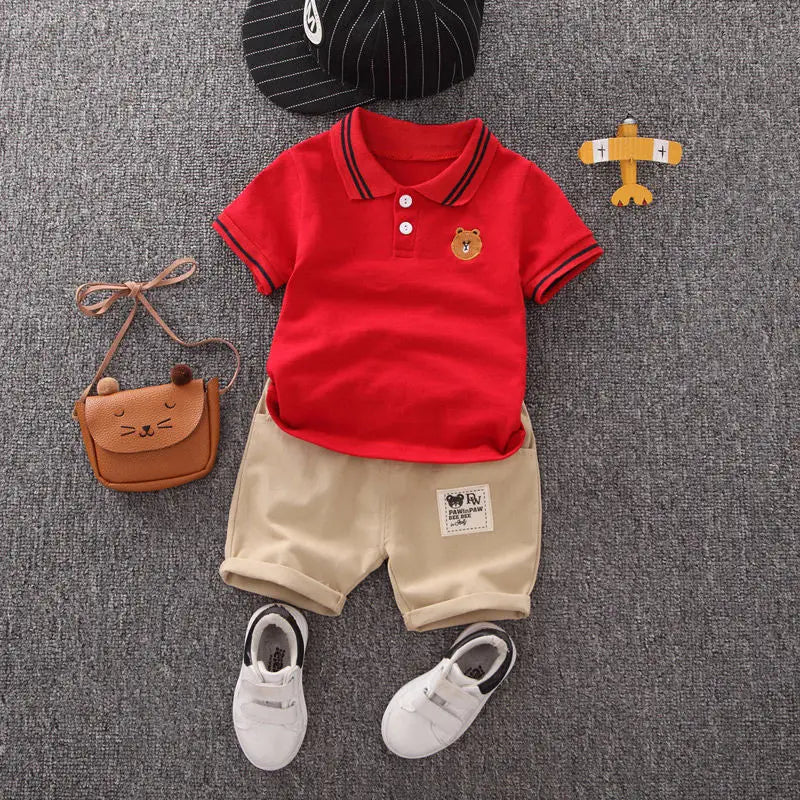 Mini Style Summer Set – T-Shirt & Shorts.