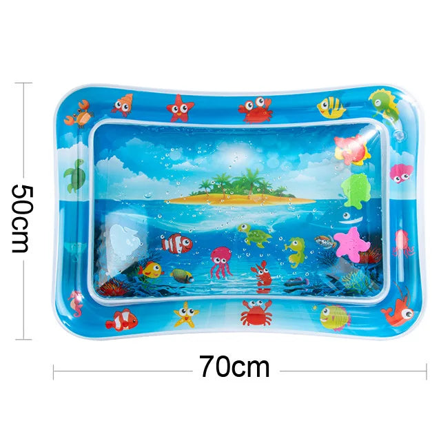 Baby-Spielzeugmatte aus Kunststoff mit Wasser