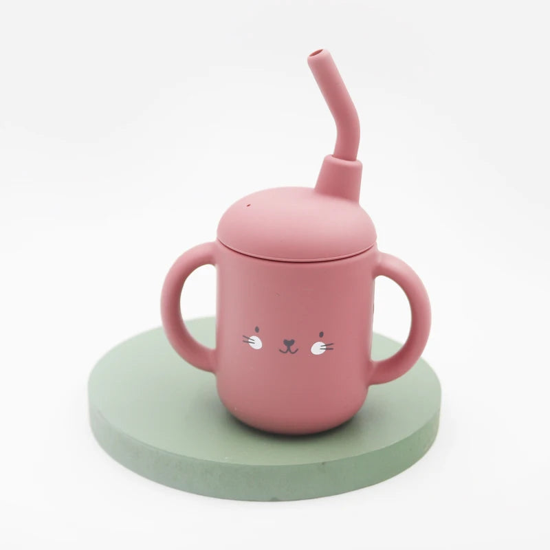 Baby Silicone Sippy Cup Cartoon 120ML