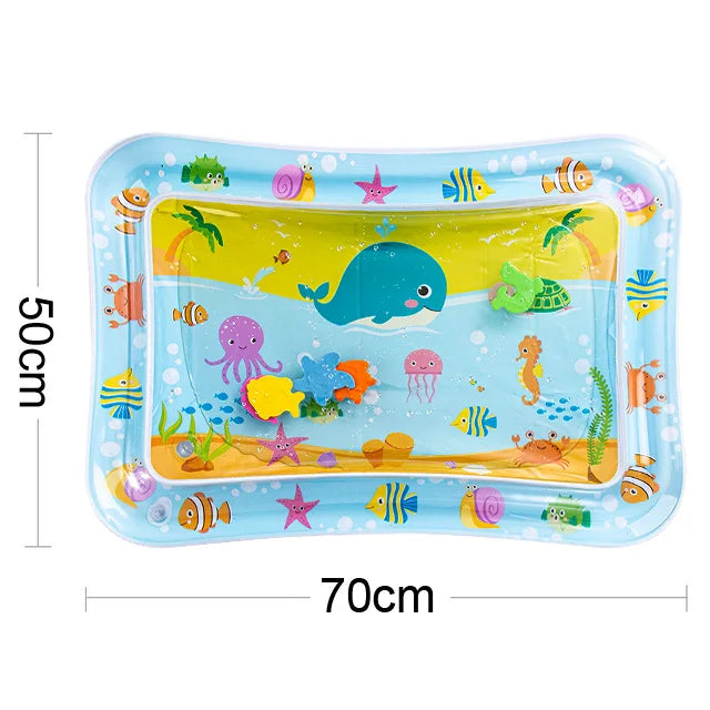 Baby-Spielzeugmatte aus Kunststoff mit Wasser