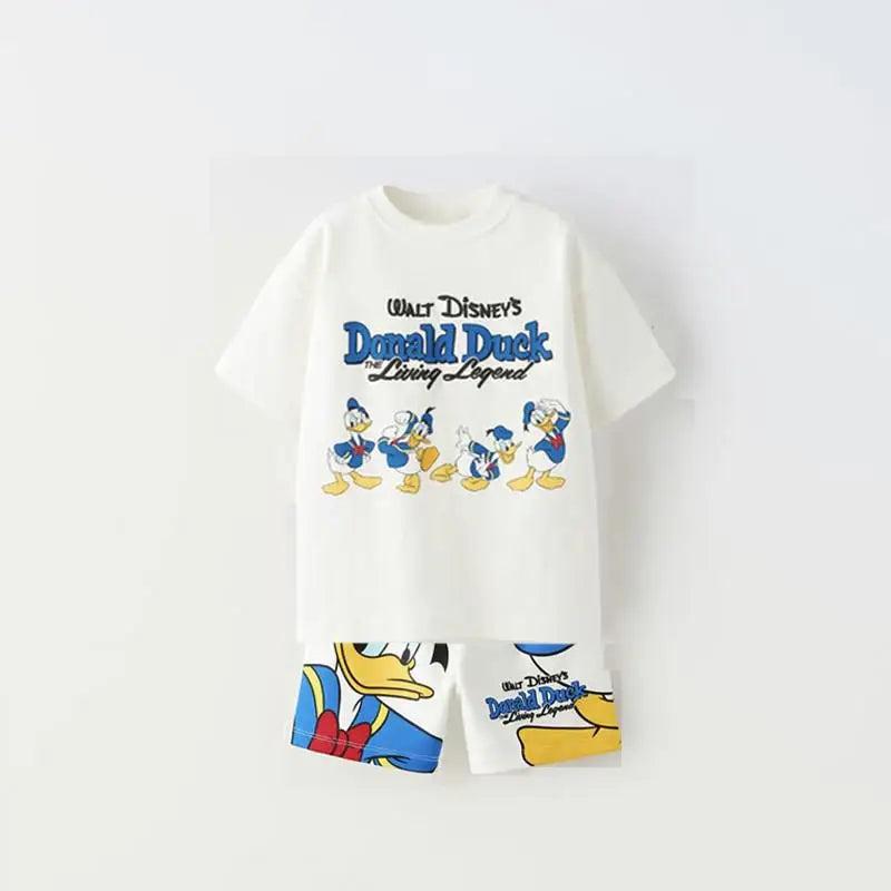 Summer Set Cartoon T-shirt Shorts