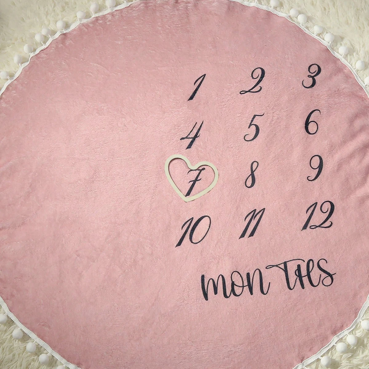 Baby's first year calendar Blanket