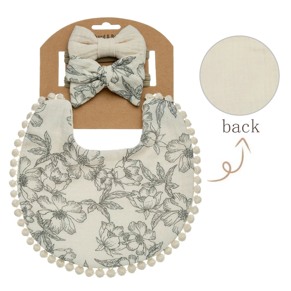 Σετ Baby Flower Bibs 3 τμχ