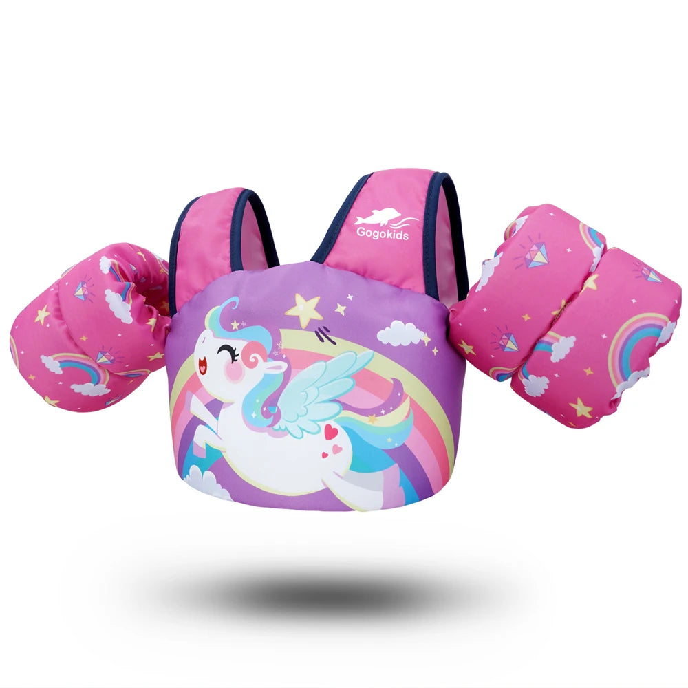 Children's Swimming Vest with Built-in Lifebuoys