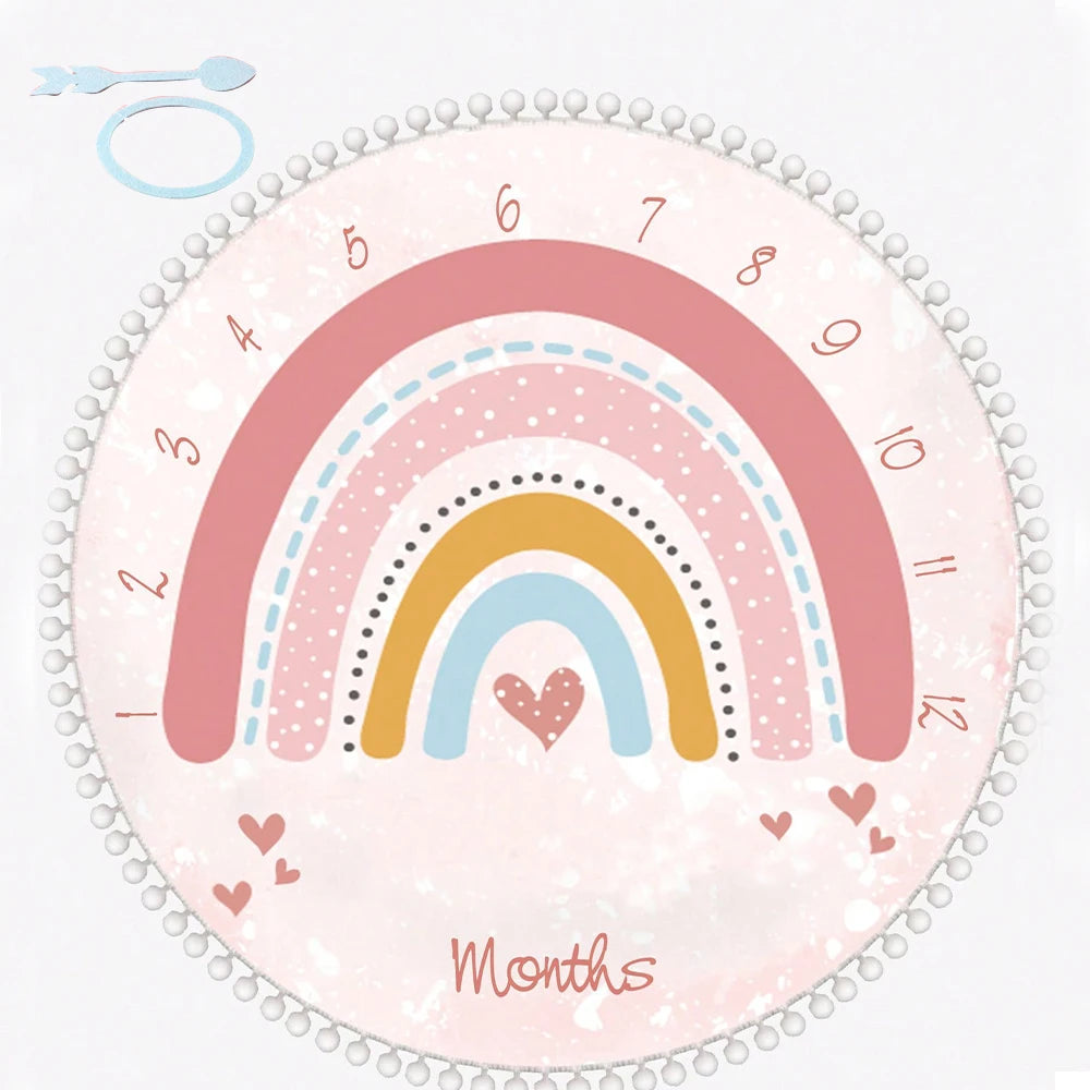 Baby's first year calendar Blanket