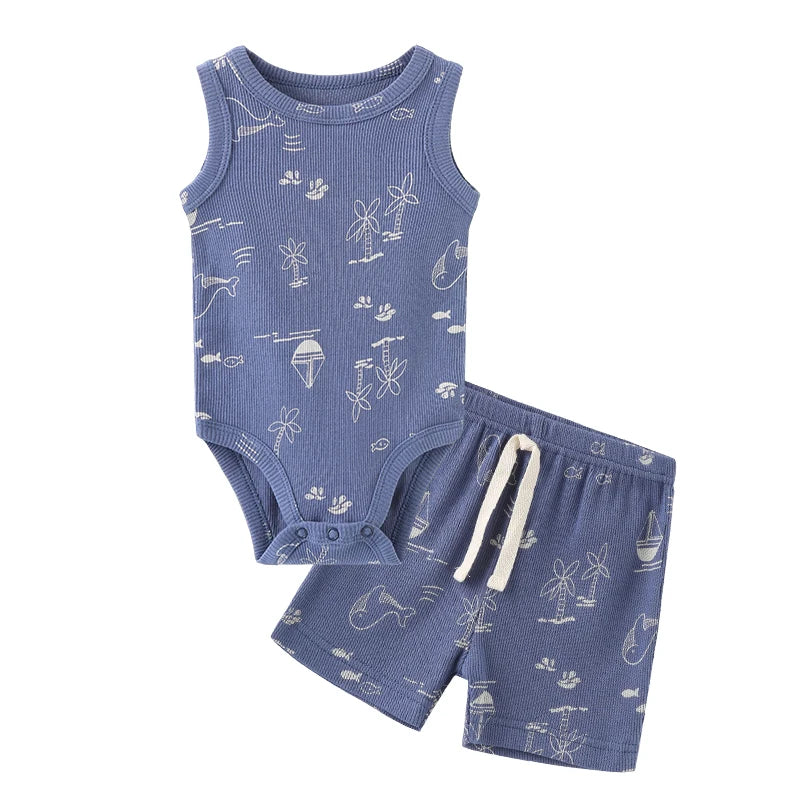 Baby Bodysuit and Pants for Boys and Girls