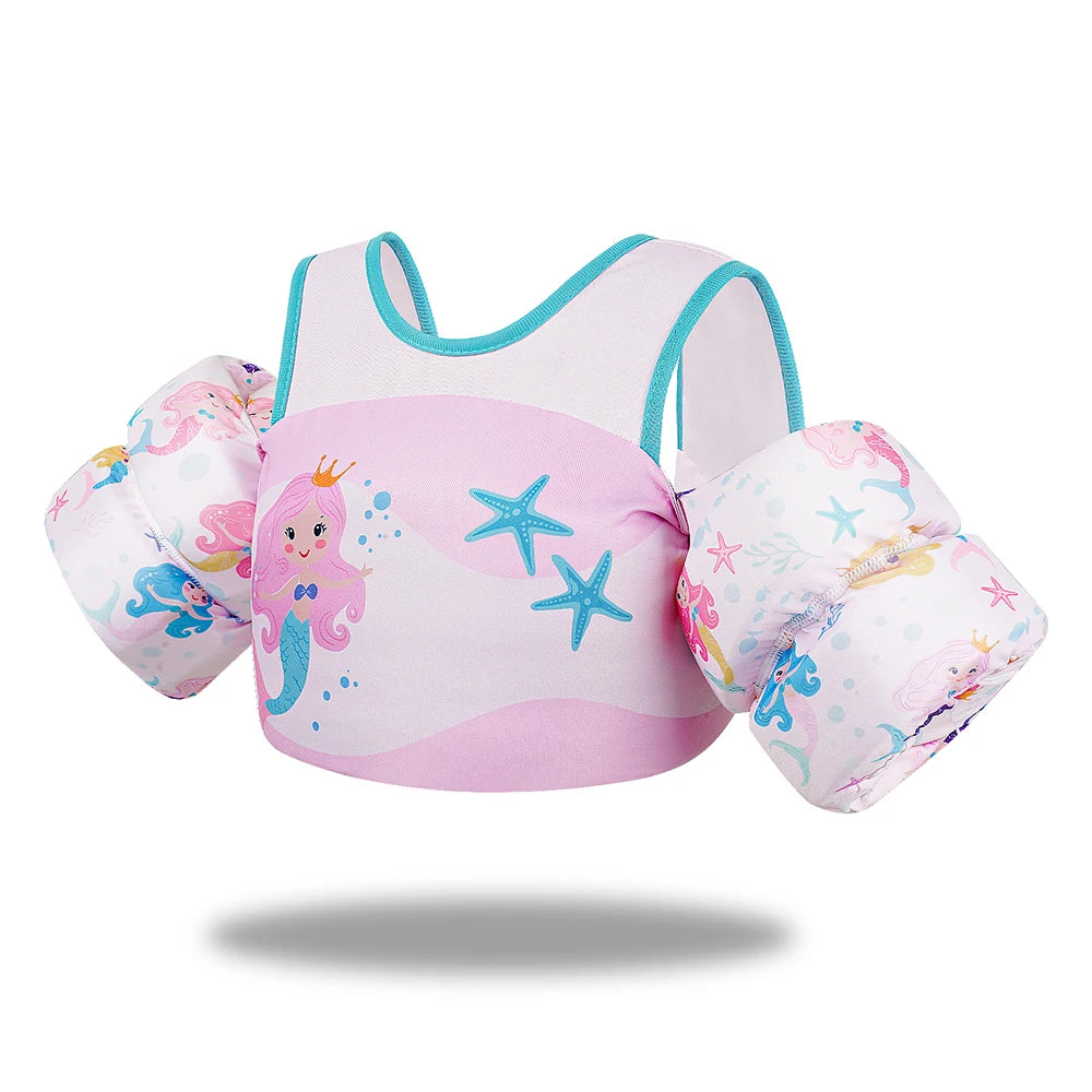 Children's Swimming Vest with Built-in Lifebuoys