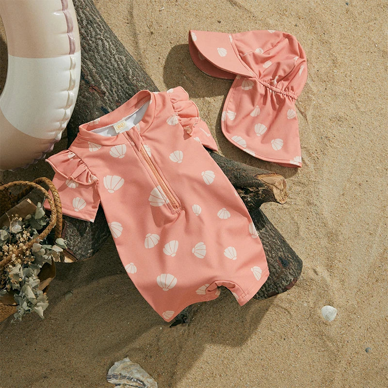 Baby Girl Summer Swimsuit Set